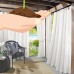 Sun Zero Indoor/Outdoor Woven Solid Window Curtain   555614894